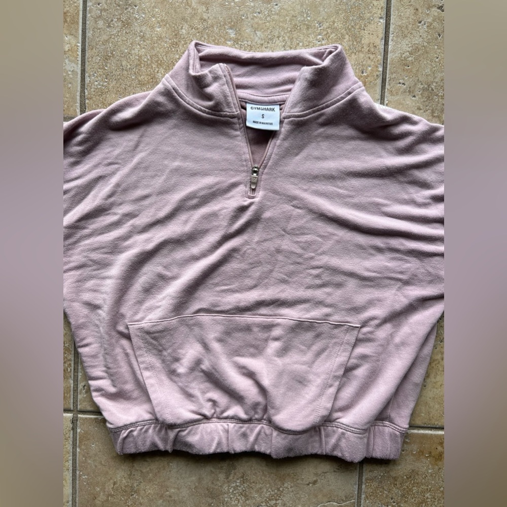 Gymshark 1/4 Zip Up Cropped Long Sleeve